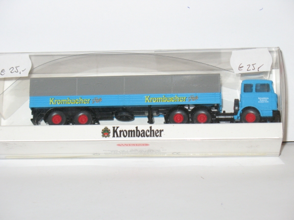 H0 LKW Zugmaschine mit Aufleger " Krombacher Pils ", etc..................................................................................................