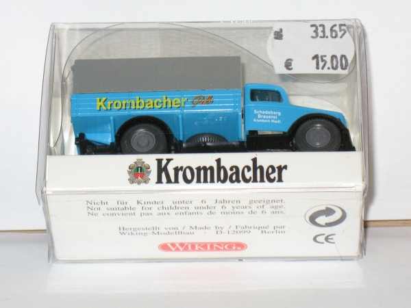 H0 LKW  Opel Blitz mit " Krombacher Pils ", etc..............................................................................................................................