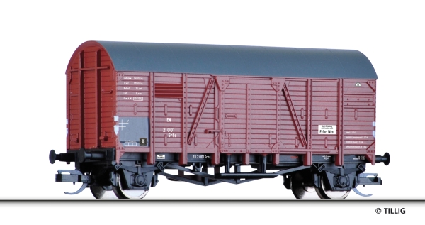 TT D PRI Güterwagen gedeckt 2A Ep.II  Kleinbahn Erfurt-Notleben, etc..............................................................................