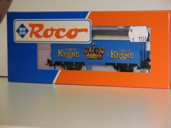 H0 Güterwagen Flachdach Cirkus Krone, 2A, etc............................................