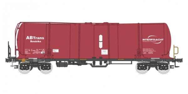 TT Kesselwagen mit Bühne, Zacns 88, AB Trans Rozarka, 4A, Ep.VI, rotbraun, etc............................................