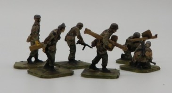 H0 mili Figuren D DW Fallschirmjäger Panzerabwehrtrupp, etc.............................................................................................