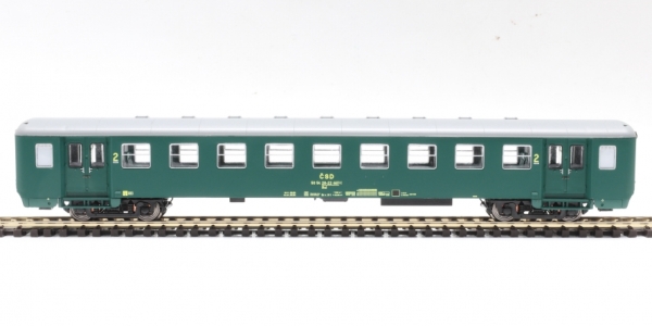 TT  CZ CSD Reisezugwagen Bai Jihlava 1, 4A, Ep.IV, grün, L=267mm, etc...............................................