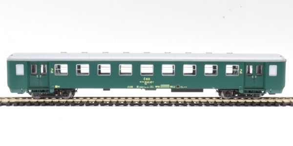 TT  CZ CSD Reisezugwagen Bai Jihlava 2, 4A, Ep.IV, grün, L=267mm, etc................................................