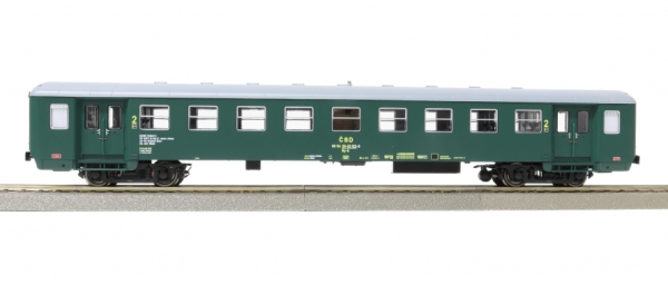 H0 CZ CSD Personenwagen By-k Prerov, 4A, Ep.V, grün, L=267mm, etc.........................