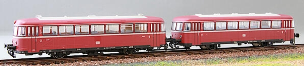 TT D DB Schienenbus Set  VT 98 9782 + VB 98 2256, 2A, Ep.III, NEM 651,