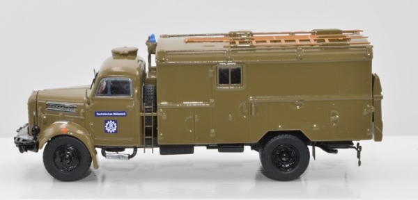 H0 D LKW Borgward A/ D GKW THW, Erlangen, 2A,  Ep.III, etc........................