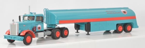 H0 USA PRI Peterbilt LKW 281 Confidential Tankauflieger Deutsche Boil Oil AG Showtruck", 5A, etc. ................-
