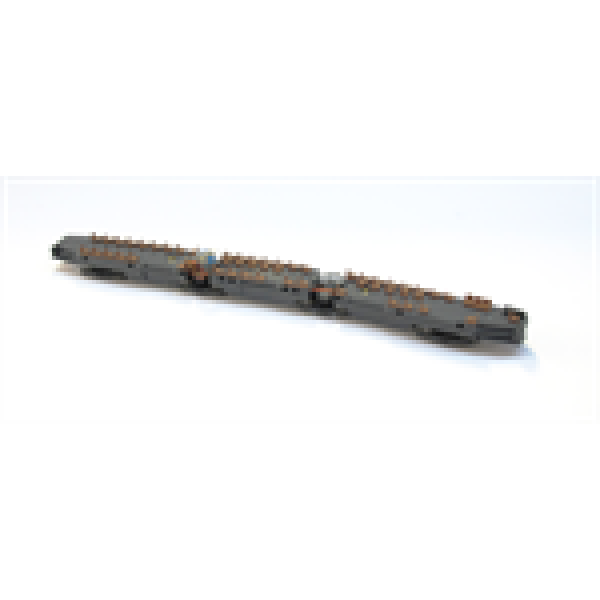 H0 Halling Ersatzteile Antrieb GT8 Innsbruck, Motor 2, 12V, NEM652, Haftreifenachse, voll verdrahtet, Rad- D= 8mm, etc..........................