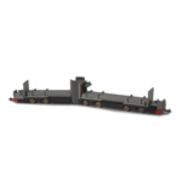 H0 Halling Ersatzteile Antriebsfahrwerk MGT- K- Modell, Motor 1, 12V, Haftreifenachse, voll verdrahtet, Rad- D= 7,6mm, etc...................