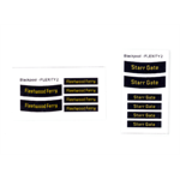 H0 Halling Decals Decals Decal für Blackpool, Flexity 2 Tram, Nr. 011, 006, 009, DEC- VAR- B!!7 B16/ B19 ), Bogen 2, etc.............