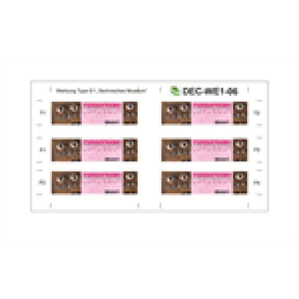 H0 Halling Decals Decals für Wiener E1 Modelle, " Luxusgut ", etc................