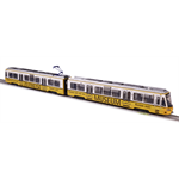 H0 Deutschland Straßenbahn Stuttgarter DT8.14, Retrobahn, Standmodell, L= 440mm, R= 360mm, etc............