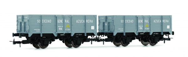 H0 E RENFE Güterwagen- Set, 2teilig, off., 2A,  " Unificados "