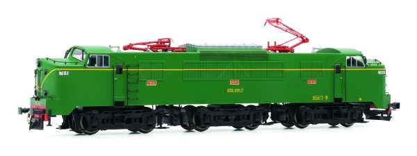 H0 E RENFE Elektrolokomotive R 278.017- 9,  6A, L= 237mm, Ep.IV, grün, dig., Sound,  Einholmstromabnehmer, etc..............................