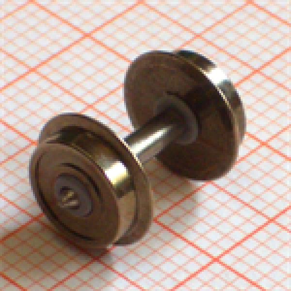 H0e Halling Ersatzteile Laufachse spitz, 6,9mm, Spitzenmaß 13,9mm, einseitig isoliert, etc........................