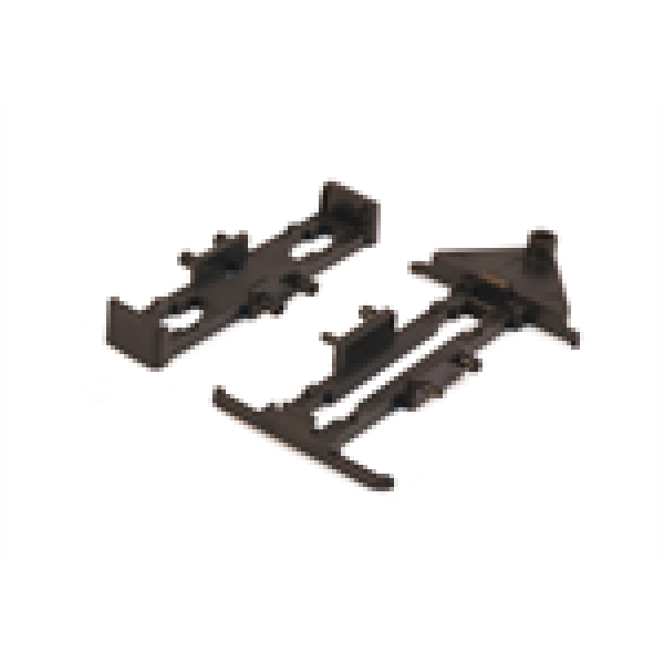 H0 Ersatzteile Halling Drehgestellblenden- Halter für ALX Antriebe 19,7mm, Steckmontage, Achsstand von LH 19,7mm, etc...............