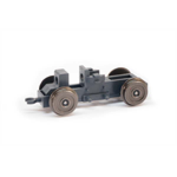 H0m Halling Ersatzteile Mitlauf- Drehgestell, Achsabstand 28,7mm, Vollradscheibe Rad- D= 10mm, etc.....................