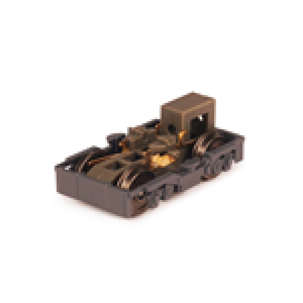 H0m Halling Ersatzteile Mittlauf- Drehgestell Achsstand 24mm, Rad- D= 10mm, mit Kontaktent, etc..............