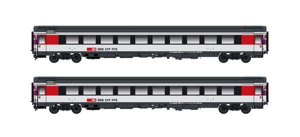 N Ch SBB Reisezugwagen Set 2x, BPM, UIC Z1, Kl.2, 4A, Ep.IV- V, etc...........................................................................