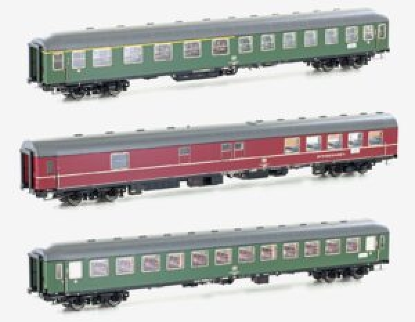 H0 D DB Reisezugwagen Set 3x, 4A, Ep.IVa, D1213, R 2, etc.......................................................