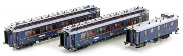H0 CIWL Reisezugwagen Set 3x,  3A- 4A, Ep.II, blau, Simplon, Pack- Schlafwagen, etc...