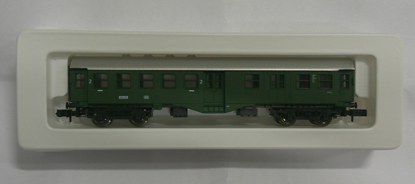 N D DB Eilzugwagen mit Gepäckabteil, Kl.2, 4A, Ep.III, grün, etc.................................................