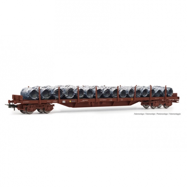 H0 E RENFE Rungenwagen bel., MMQ, 4A, Ep.IV, Drahtrollen, etc....................