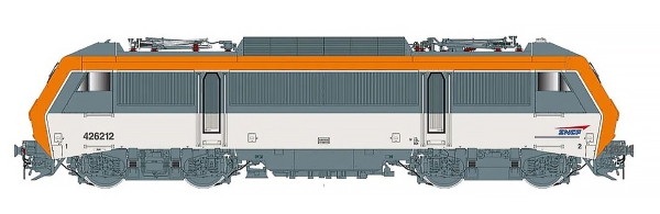 H0 F SNCF Elektrolokomotive BB 26212 4A, Ep.V, grau- orange, " Casquette ", etc.......................................... H0 F SNCF Elektrolokomotive BB 26212 4A, Ep.V, grau- orange, " Casquette ", etc..........................................
