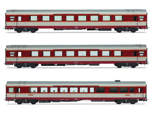 H0 F SNCF Reisezugwagen Set 3x, 4A, Gran Confort, TEE Le Kleber, Ep.IV; etc............................................................................................