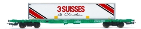 H0 F SNCF Containertragwagen S70, 4A, Ep.IV, " 3SUISSES" , etc.......................