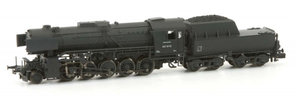 N D DRG Dampflokomotive 42 512, 1E,  L= 144mm, Ep.II , schwarzgrau, Sound, etc..................