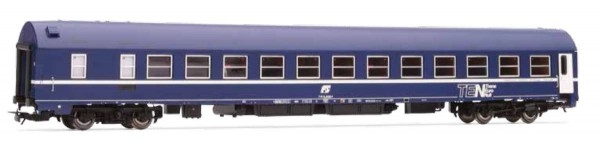 H0 I FS Schlafwagen Typ MU 73, 4A, Ep.IVb, dunkelblau, etc................