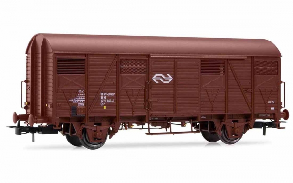 H0 NL NS Güterwagen ged. Gs, , 2A, Ep.IV- V, braun