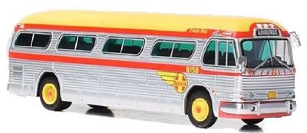 H0 USA LKW Reisebus GM PD 4104 Motorcoach, Santa Fe Train, etc...........