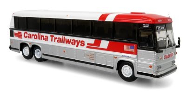 H0 Bus MCI MC-9: Carolina Trailways , 3A, etc..................................................