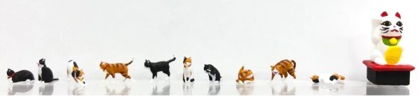 H0 Figuren Katzen Set St.11x, etc...........................................