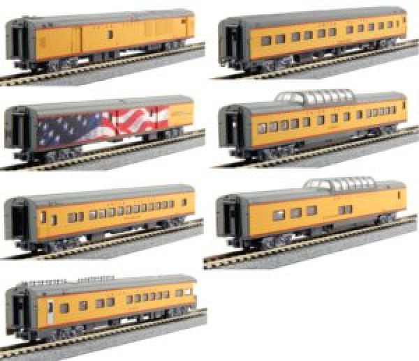 N USA Personenwagen Set 7, 4A, Ep.V- VI, R= 2= 228mm, etc...................................................................