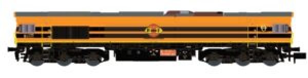 N GB RRF Diesellokomotive Class 66,  Ep.VI, 6A, Ep.VI, R= 2= 228mm, Sound, etc............................................................