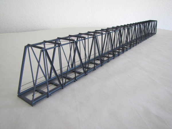 TT KT 84 Kastenbrücke lang, schräg, grau, 84,5cm, eingl., etc..........................................................