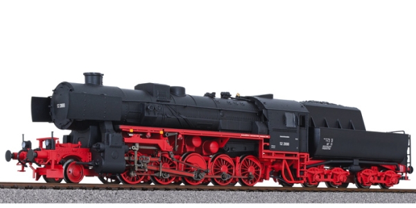 H0 D DB Dampflokomotive BR 52, Nr.52 2888, 1E, Ep.III, L=268mm, etc...........................................
