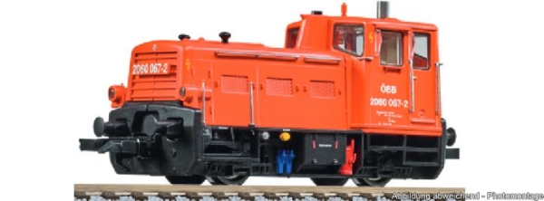 H0 A ÖBB Diesellokomotive Rh2060, Nr.2060.067 2, 2A,  Ep.IV, L=76mm, R 360mm, blutorange, etc............................................