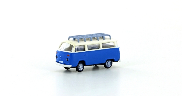 N D Bus VW Bus T2 mit Dachträger, blau/ weiss, etc...................