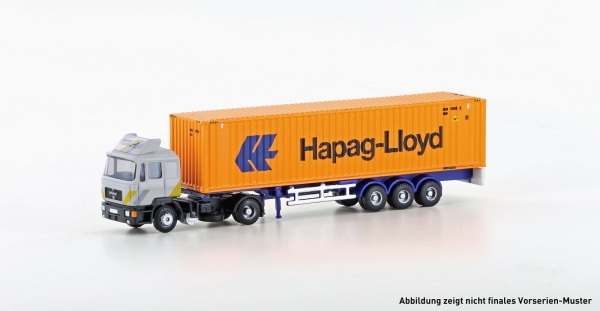 N H LKW MAN Container- Sattelzug, F90 , 2A, Ep.V, " HAPAG_ LLOYD ".,etc....................................................