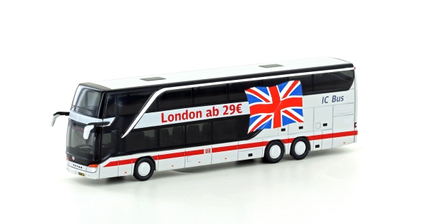 N D DB Bus SETRA S 431 DT, IC Bus, London, L= 89,6mm, etc.......................................................