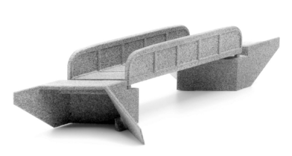 T Geländegestaltung Blechträgerbrücke LW 57mm, Widerlager 45°, etc...............................................................................