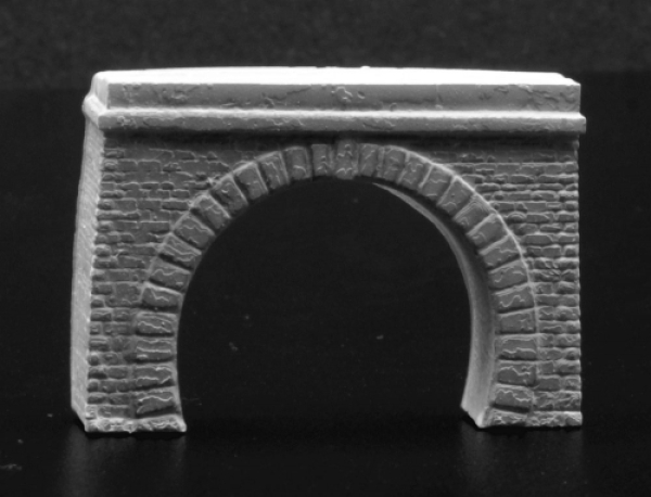 T Geländegestaltung KS Tunnelportal zweigleisig, 33x 23x 4mm, grau  " Leitmeritz ", etc.................................................................................