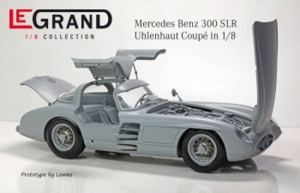 1/ 8 BS Legrand MB 300 SLR " Uhlenhaut Coupe ",  silber,  etc..................