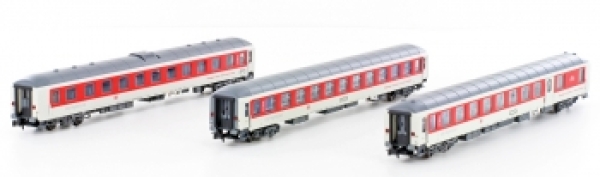 N D DB Reisezugwagen Set B 3x, B, B, B, 4A, Ep.VI, " KOMET "