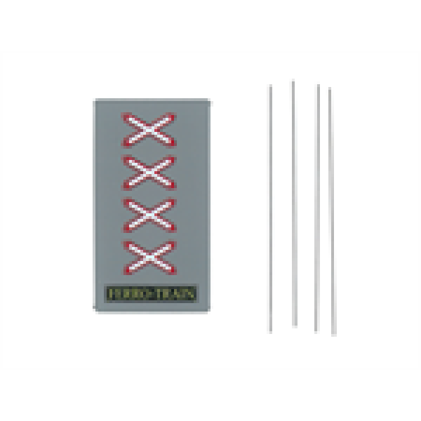 H0 Halling Ersatzteile Schilder Schilder, BS, Andreaskreuze, senkrecht/ waagrecht, St.4x, etc..............